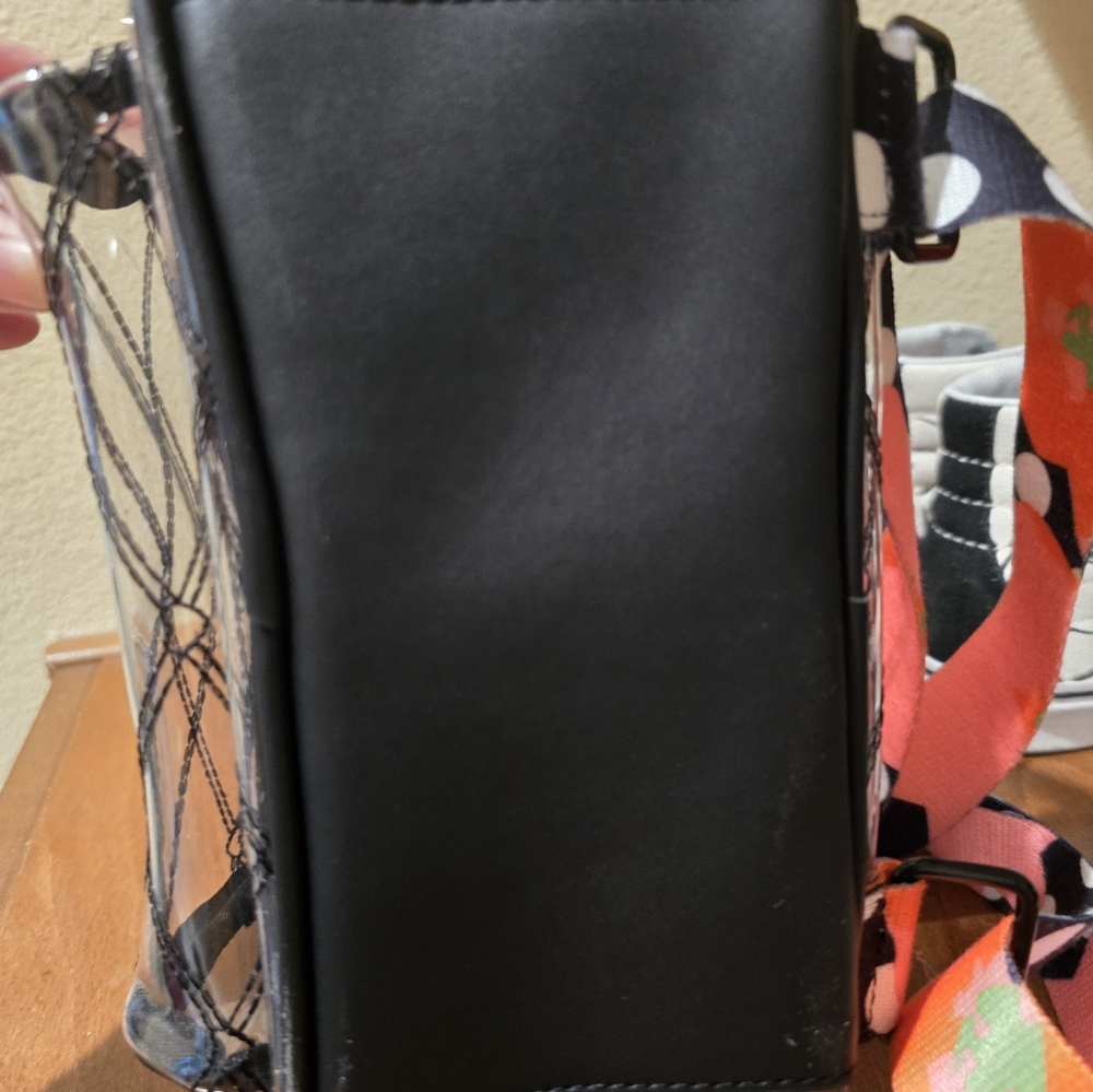 XOXO Betsy Clear Black Mini Backpack - Picture 6 of 6